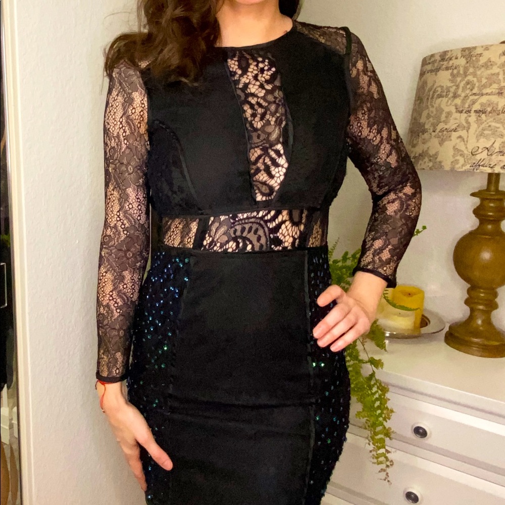 HP Little Black Lace Dress